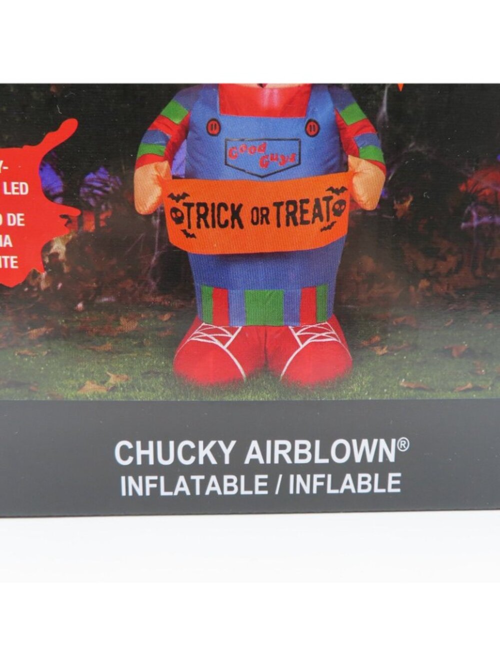 Gemmy Chucky Childs Play 3.5 Feet Tall LED Lighted Inflatable Halloween 2022 NEW - Picture 4 of 12